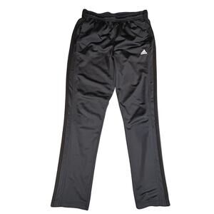 Adidas Climalite Track Pants Leg‎ Zip Size M Blue Athletic Trainer Running